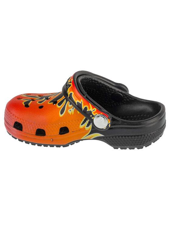 Crocs Crocs Ciabatte Classic Flame Clogs Kids T Nero