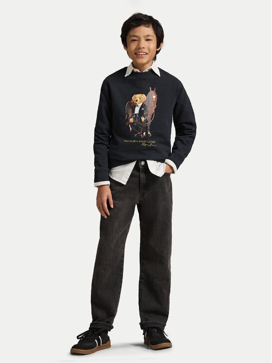 Polo Ralph Lauren Polo Ralph Lauren Majica dugih rukava 323A10261002 Crna Regular Fit