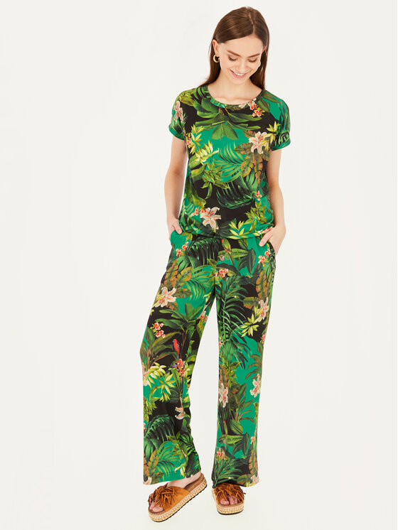 L’AF L’AF Spodnie damskie Limona Czarny Regular Fit