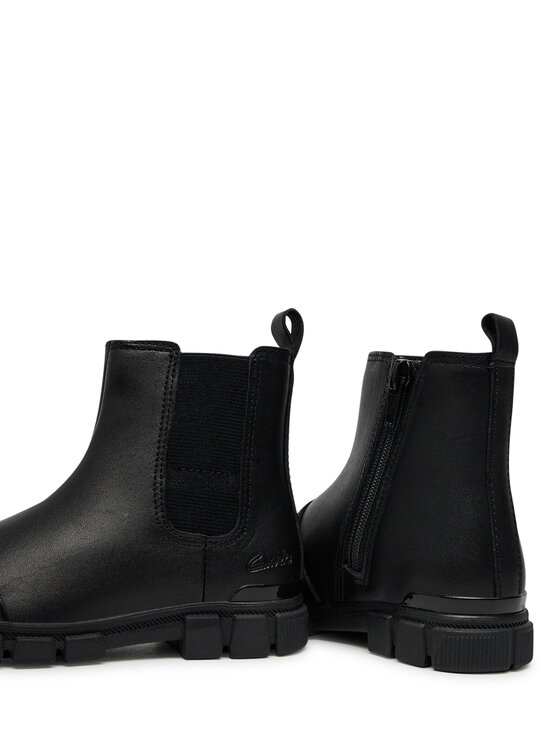 Clarks Clarks Kozačky Evyn Chelsea K. 26180291 Černá