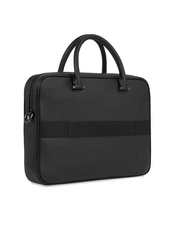 Tommy Hilfiger Tommy Hilfiger Taška na laptop Th Modern Pu Computer Bag AM0AM12232 Čierna