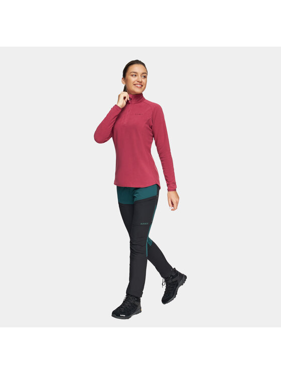 Alpinus Alpinus Polar Lucania 1/3 zipper Różowy Regular Fit