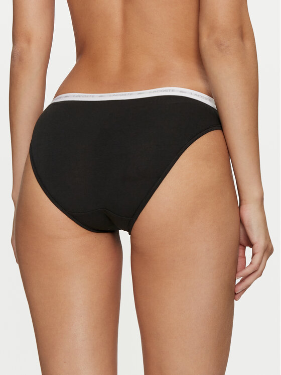 Lacoste Lacoste Set di 3 culotte classiche 8F1338 Nero