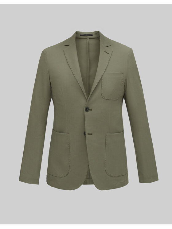 Borgio Borgio Marynarka genoni Zielony Slim Fit