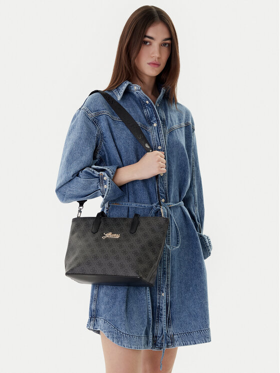 Guess Guess Дамска чанта J6RZ13 WFMF0 Черен