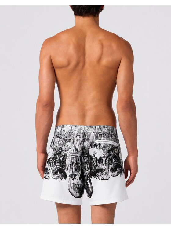 PHILIPP PLEIN PHILIPP PLEIN Kąpielówki 30471 Biały