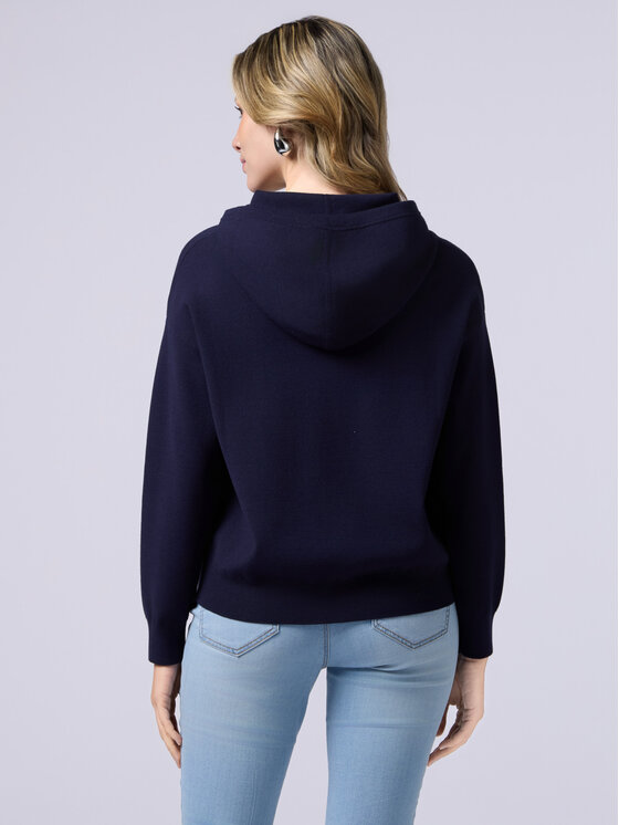 Oltre Oltre Cardigan M083J004809N034 Blu Regular Fit