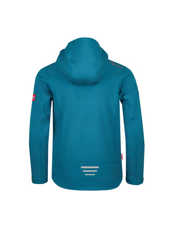 TROLLKIDS TROLLKIDS Kurtka softshell 161-178 Turkusowy Regular Fit