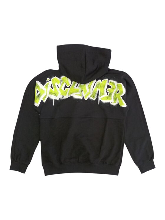 DISCLAIMER DISCLAIMER Felpa q-bab-69448 Nero Regular Fit