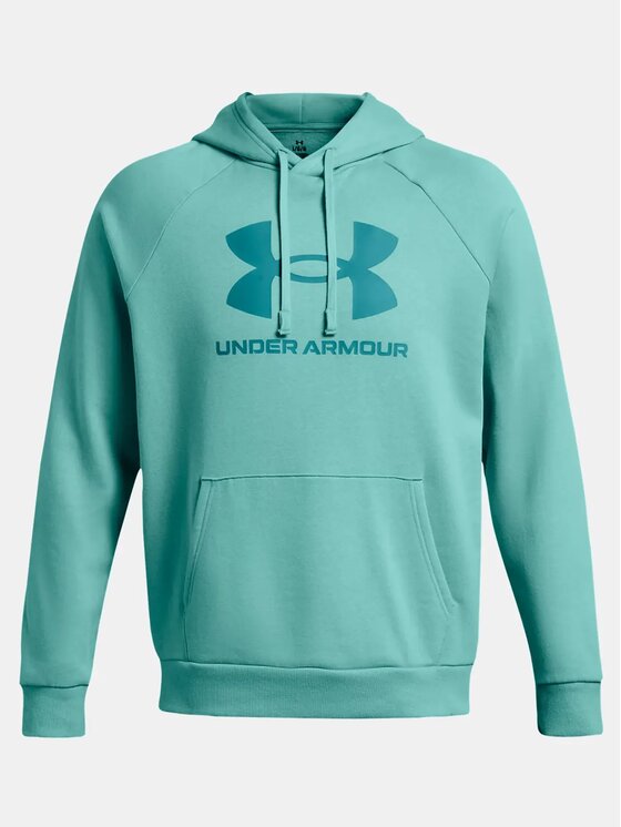 Under Armour Under Armour Bluza 1379758-482 Zielony Regular Fit