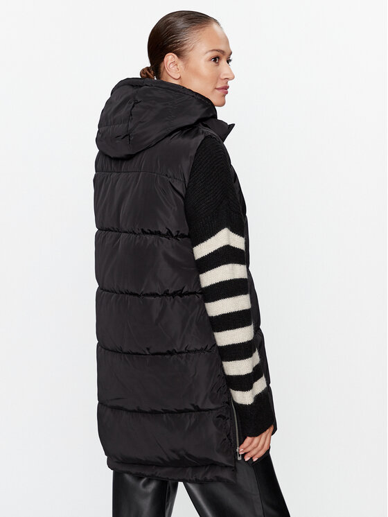 ONLY ONLY Bezrękawnik 15300259 Czarny Regular Fit