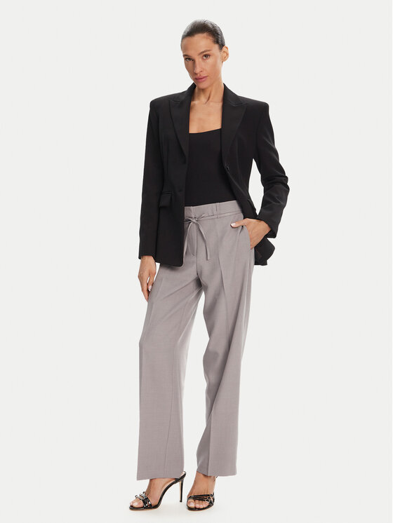 ONLY ONLY Kalhoty z materiálu Marine 15338350 Šedá Straight Fit