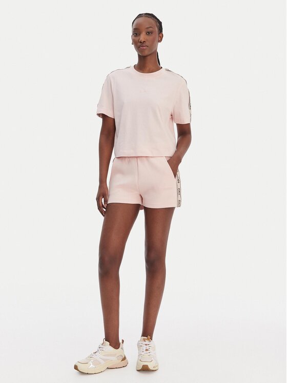 Guess Guess Marškinėliai V3RI08 I3Z14 Rožinė Relaxed Fit