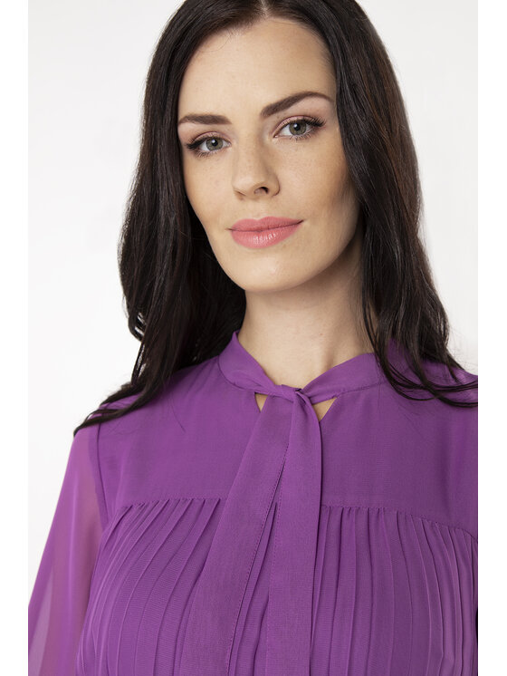 QUIOSQUE QUIOSQUE Sukienka codzienna SWEET DRESS Fioletowy Regular Fit