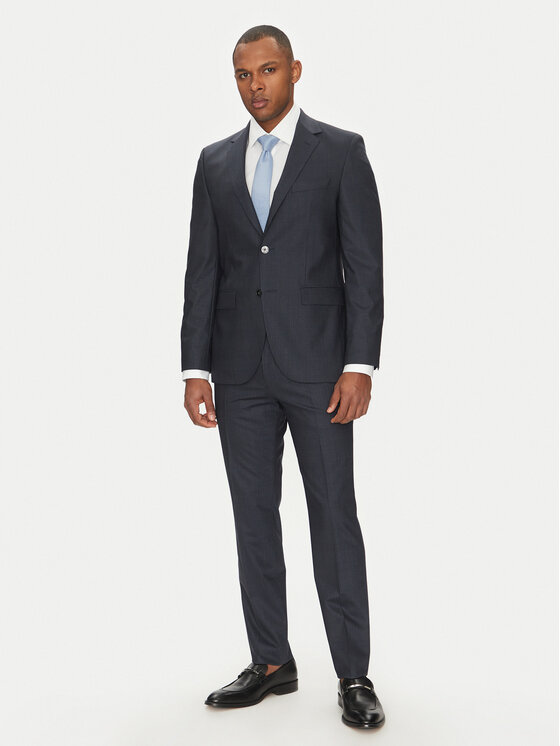BOSS BOSS Anzug H-Jeckson 50540757 Dunkelblau Regular Fit