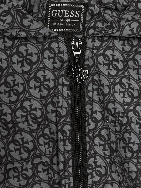 Guess Guess Μπλούζα J5RQ03 WH2K0 Μαύρο Regular Fit