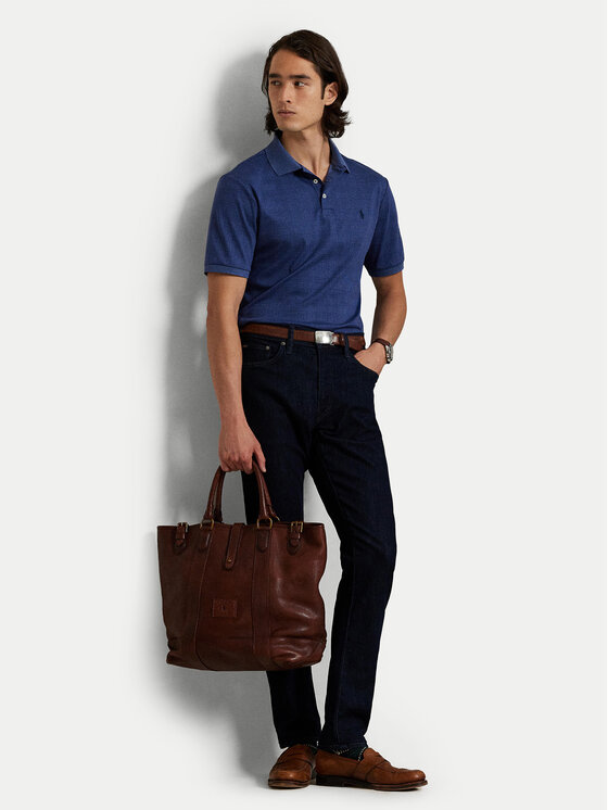 Polo Ralph Lauren Polo Ralph Lauren Поло 710P07351002 Cиній Slim Fit