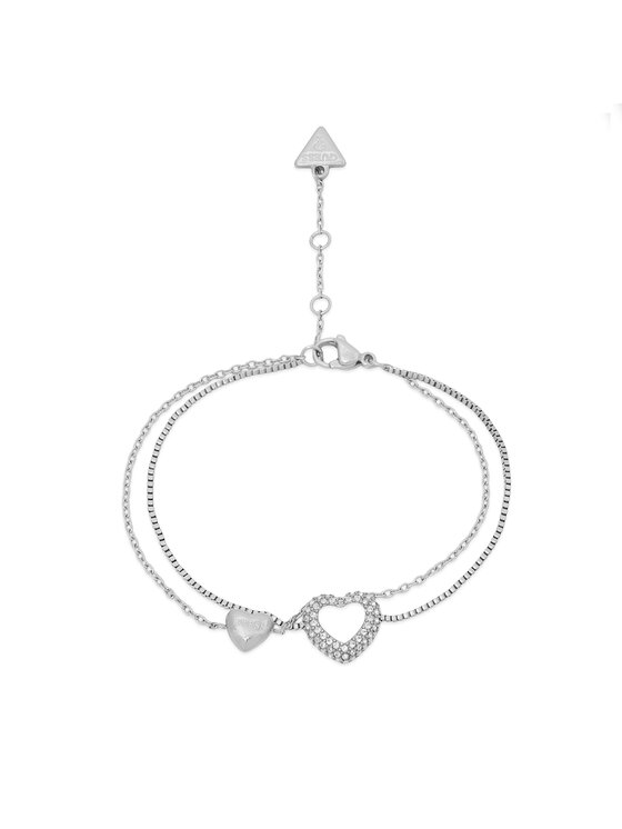 Guess Guess Βραχιόλι JUBB05 027JW Ασημί