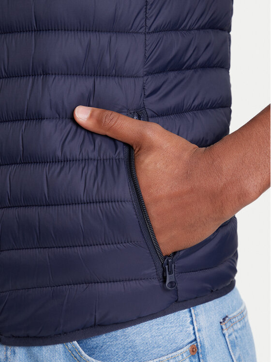 United Colors Of Benetton United Colors Of Benetton Kamizelka 2TWDUJ00P Granatowy Regular Fit