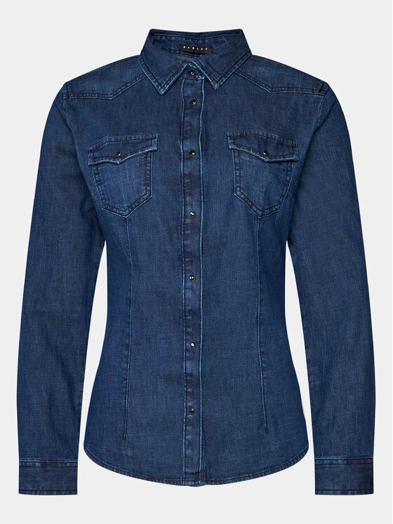 Sisley Sisley Farmering 5TKL5QF66 Sötétkék Regular Fit