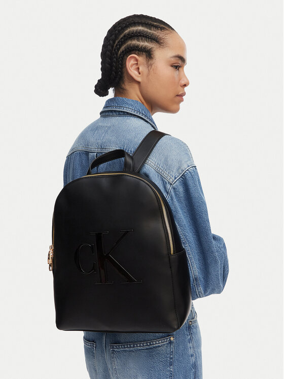 Calvin Klein Calvin Klein Mugursoma Bold Ck LV04F3617G Melns