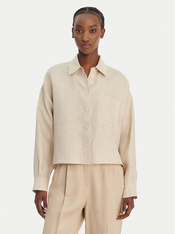 Weekend Max Mara Weekend Max Mara Риза Capo 2615041022 Бежов Regular Fit