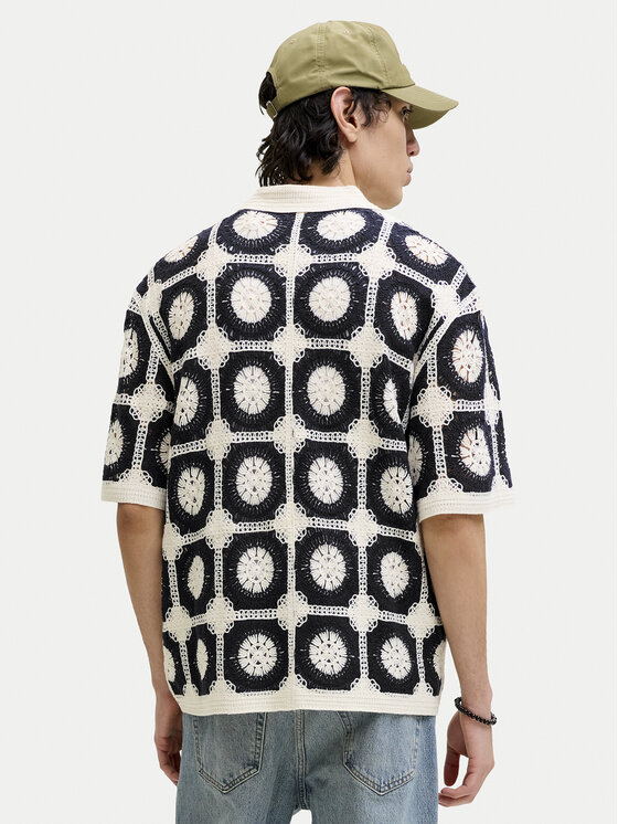 Jack & Jones Jack & Jones Риза Rorchard 12293276 Бежов Loose Fit