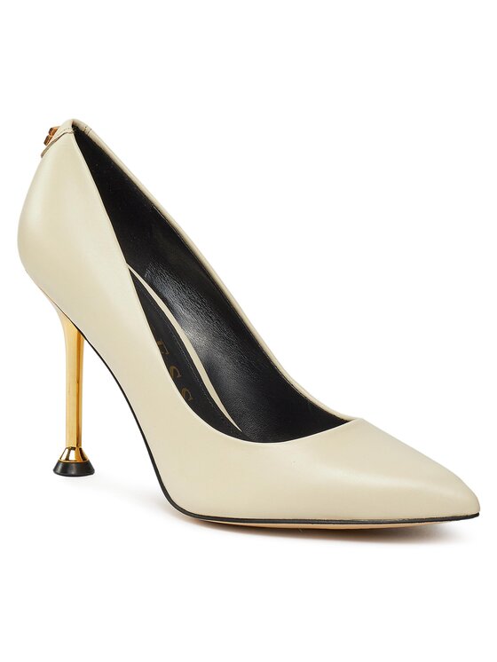 Guess Guess Туфлі на шпильці Tracker FLPTRK LEA08 Écru