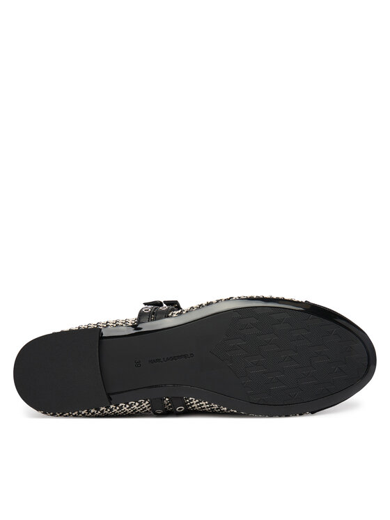 KARL LAGERFELD KARL LAGERFELD Baleriny Karo KL40128 Czarny