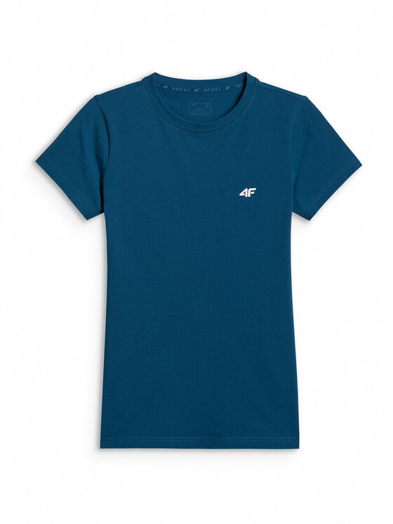 4F 4F T-Shirt NOS Turkusowy Slim Fit