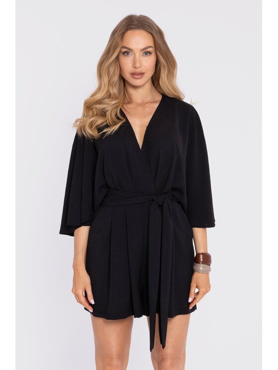Made of Emotion Made of Emotion Kombinezon M914 Czarny Relaxed Fit