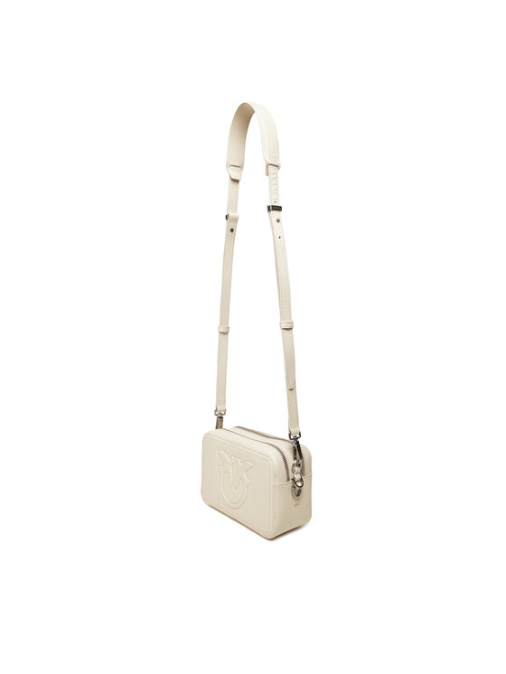 PINKO PINKO Handtasche Carrie Camera Bag Classic PE 25 PLTT 104336 A26J Écru