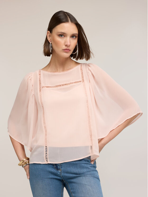 Motivi Motivi Blusa 2067W000793N006 Rosa Over Fit