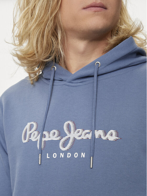 Pepe Jeans Pepe Jeans Bluză Saul PM582695 Albastru Regular Fit