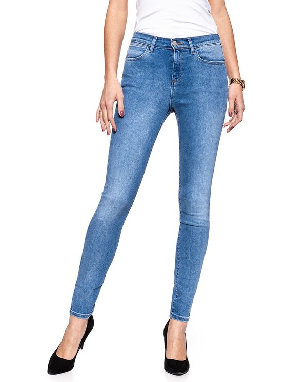 Wrangler Wrangler Jeans HIGH RISE SKINNY Blu Skinny Fit
