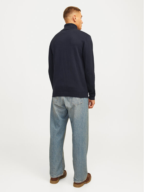 Jack&Jones Jack&Jones Rollkragenpullover Basic 12258051 Dunkelblau Regular Fit