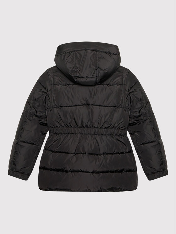 Tommy Hilfiger Tommy Hilfiger Žieminė striukė KG0KG06690 Juoda Regular Fit