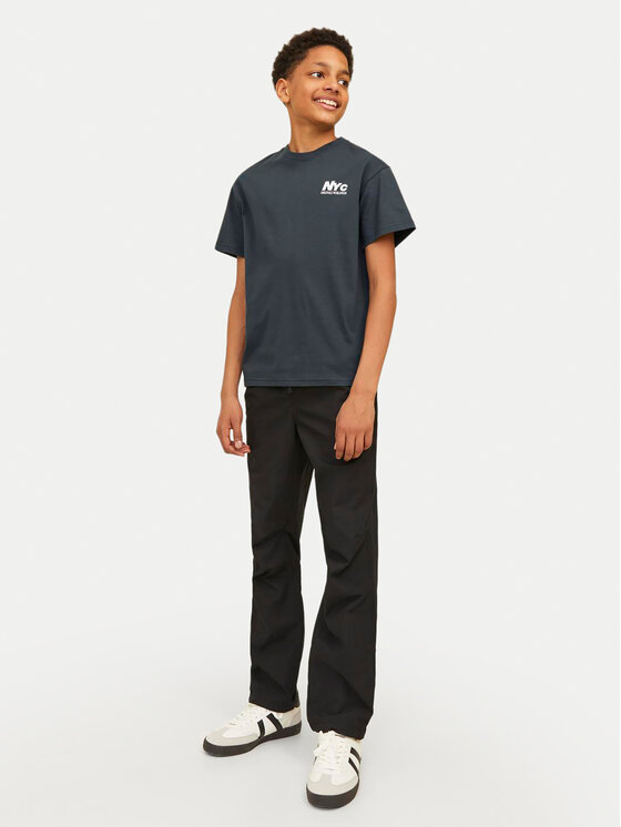 Jack&Jones Junior Jack&Jones Junior Marškinėliai Bronx Square 12263185 Pilka Loose Fit