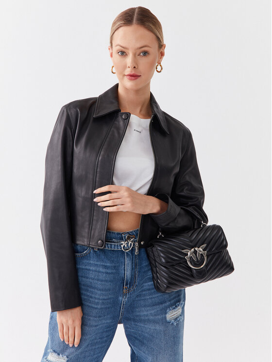 Pinko Kabelka Love Lady Puff Mini Cl PE 23 PLTT 100044 A0GK Černá