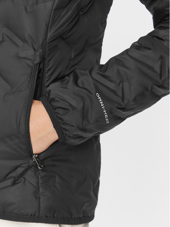 Columbia Columbia Vatovaná bunda Delta Ridge™ Down Hooded Jacket Černá Regular Fit