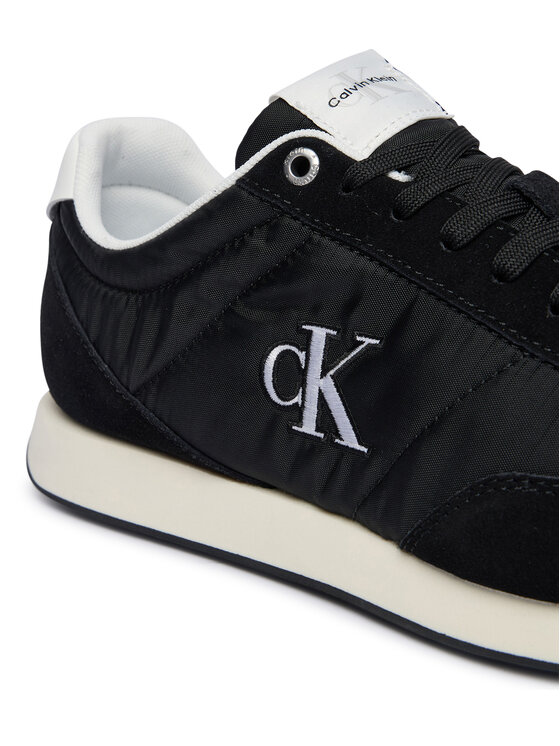 Calvin Klein Jeans Calvin Klein Jeans Sportcipők Retro Runner Ess Mix Mat YM0YM01361 Fekete