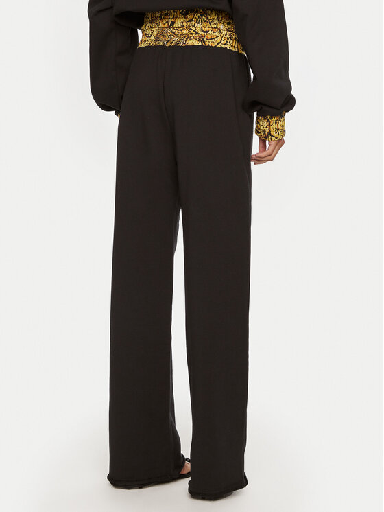 Just Cavalli Just Cavalli Donji dio trenerke 77PAAE21 Crna Regular Fit