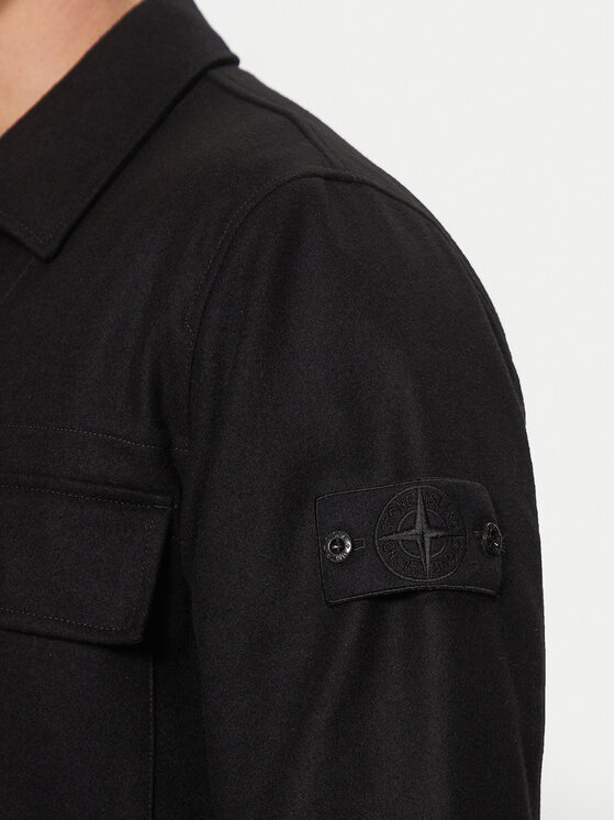 Stone Island Stone Island Kevad-sügis jope 8115120F4 Must Regular Fit