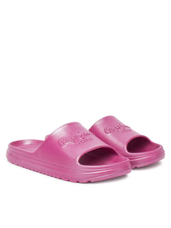 Pepe Jeans Pepe Jeans Natikači Beach Slidemet PLS70165 Roza