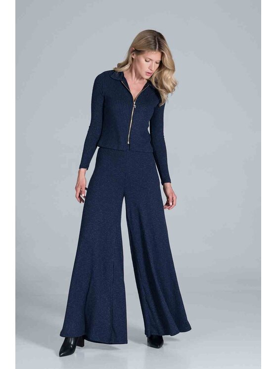 FIGL FIGL Μπλούζα M823 Σκούρο μπλε Regular Fit