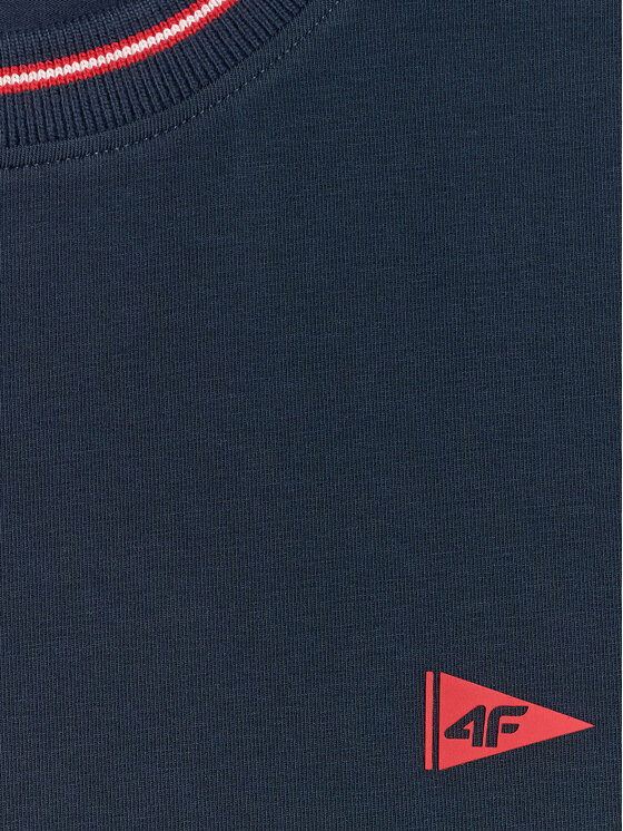 4F 4F T-Shirt LAKESIDE ESCAPE Granatowy Regular Fit
