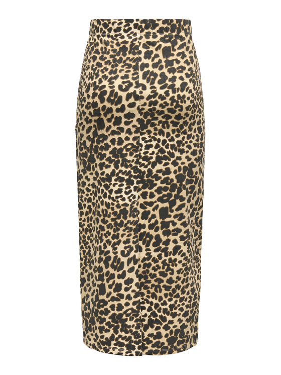 JDY JDY Suknja olovka Ivy 15347463 Smeđa Slim Fit