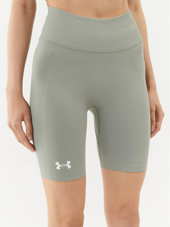 Under Armour Sportske Kratke Hlače Ua Train Seamless Short 1379151 Zelena Compression Fit