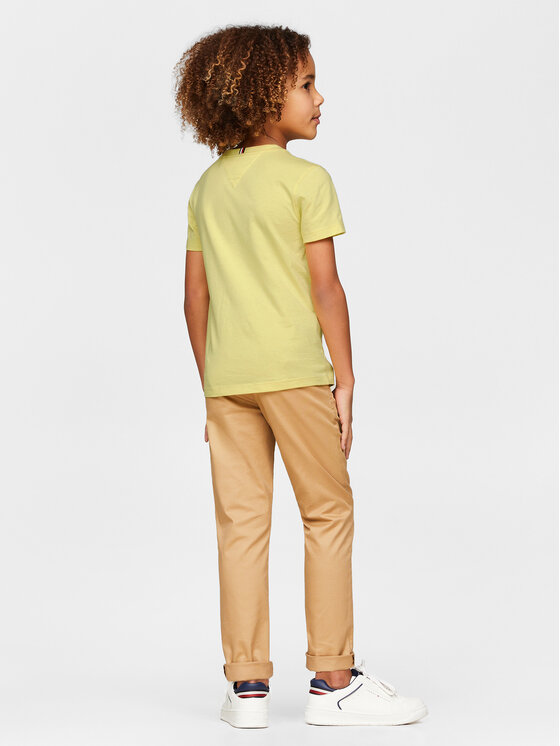 Tommy Hilfiger Tommy Hilfiger Тишърт Essential KB0KB06879 D Жълт Regular Fit