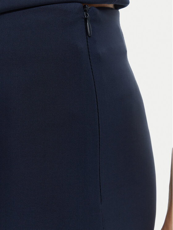 Rinascimento Rinascimento Palazzo nohavice CFC0127878003 Tmavomodrá Wide Leg